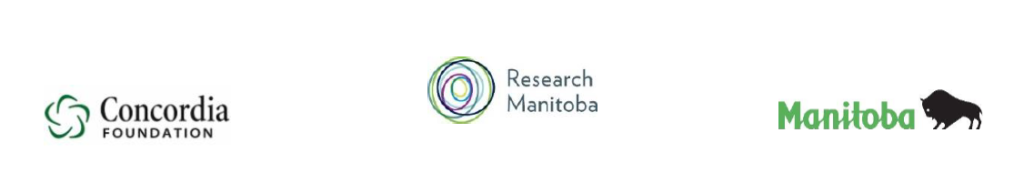 Concordia Foundation. Research Manitoba and Province of Manitoba logos